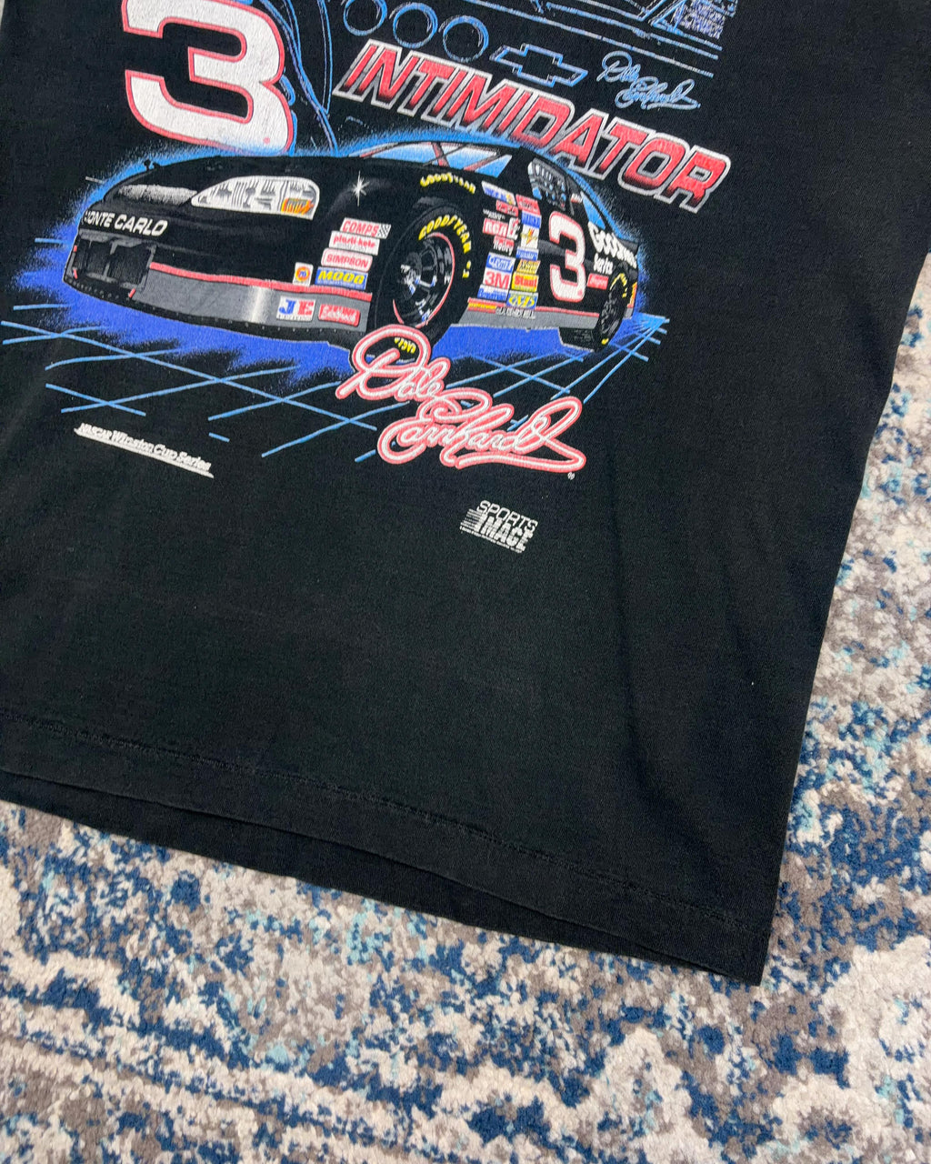 Vintage 1997 Dale Earnhardt #3 Nascar Virtual Intimidator Graphic T-Shirt Size Large
