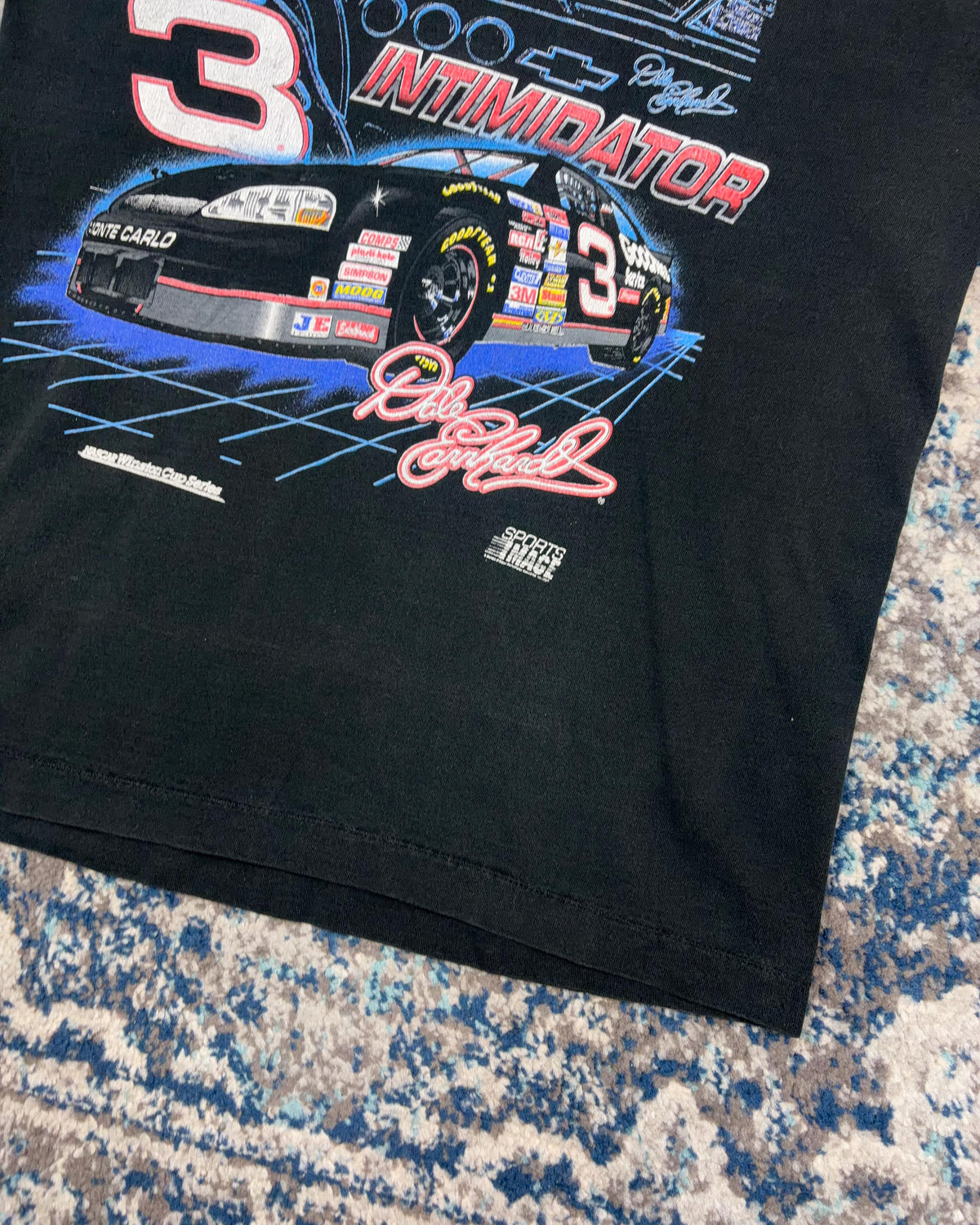 Vintage 1997 Dale Earnhardt #3 Nascar Virtual Intimidator Graphic T-Shirt Size Large