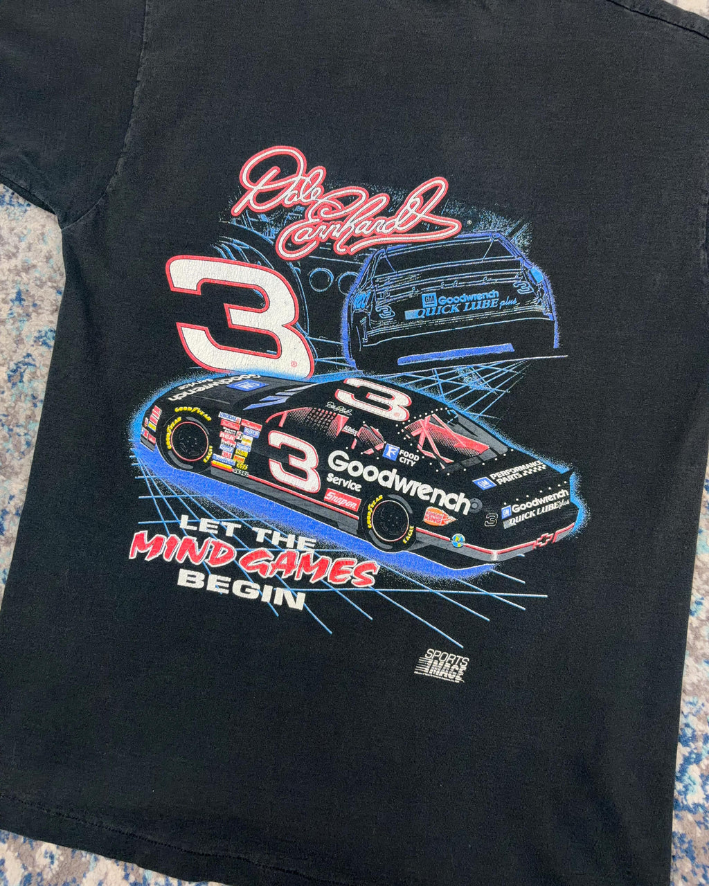 Vintage 1997 Dale Earnhardt #3 Nascar Virtual Intimidator Graphic T-Shirt Size Large