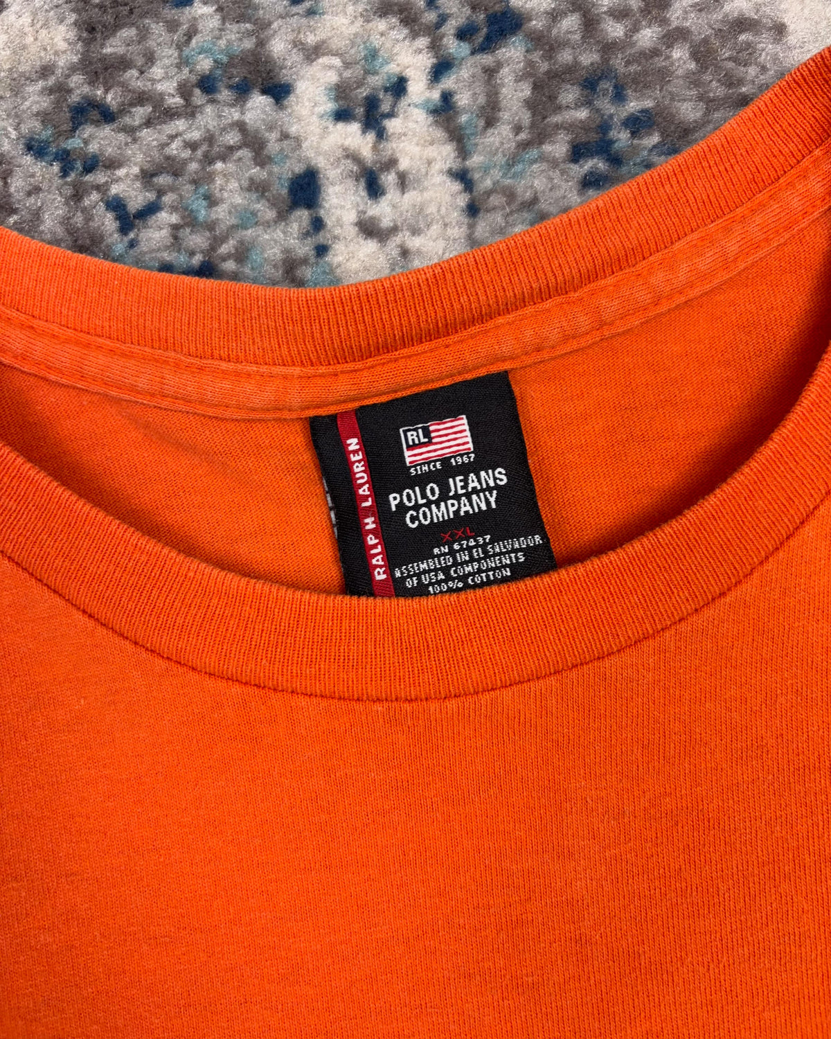 Vintage Polo Jeans Company 1967 Graphic Spellout Long Sleeve T-Shirt Size 2XL