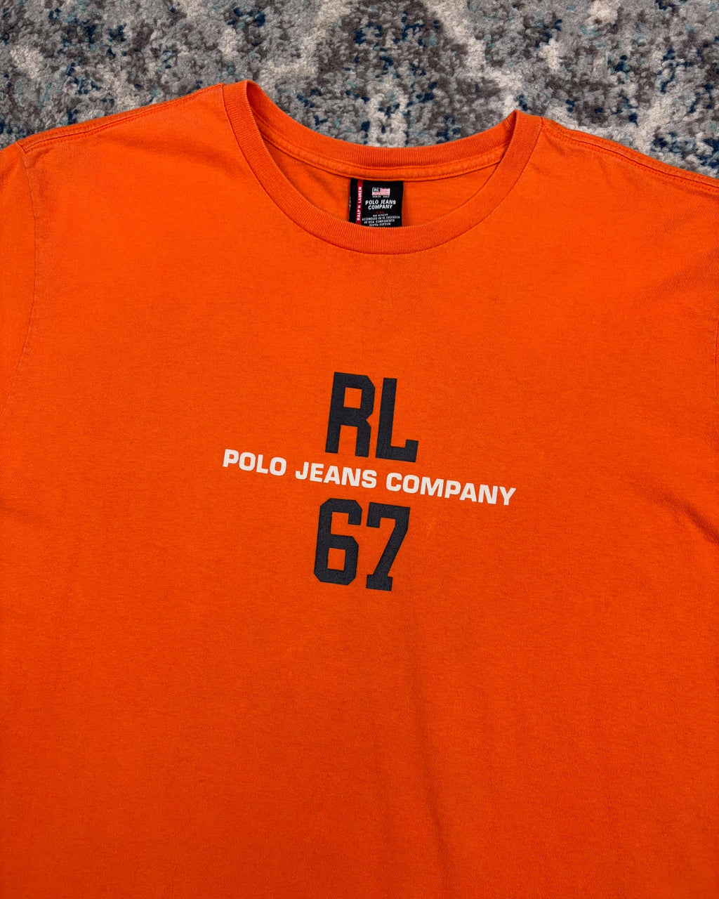 Vintage Polo Jeans Company 1967 Graphic Spellout Long Sleeve T-Shirt Size 2XL