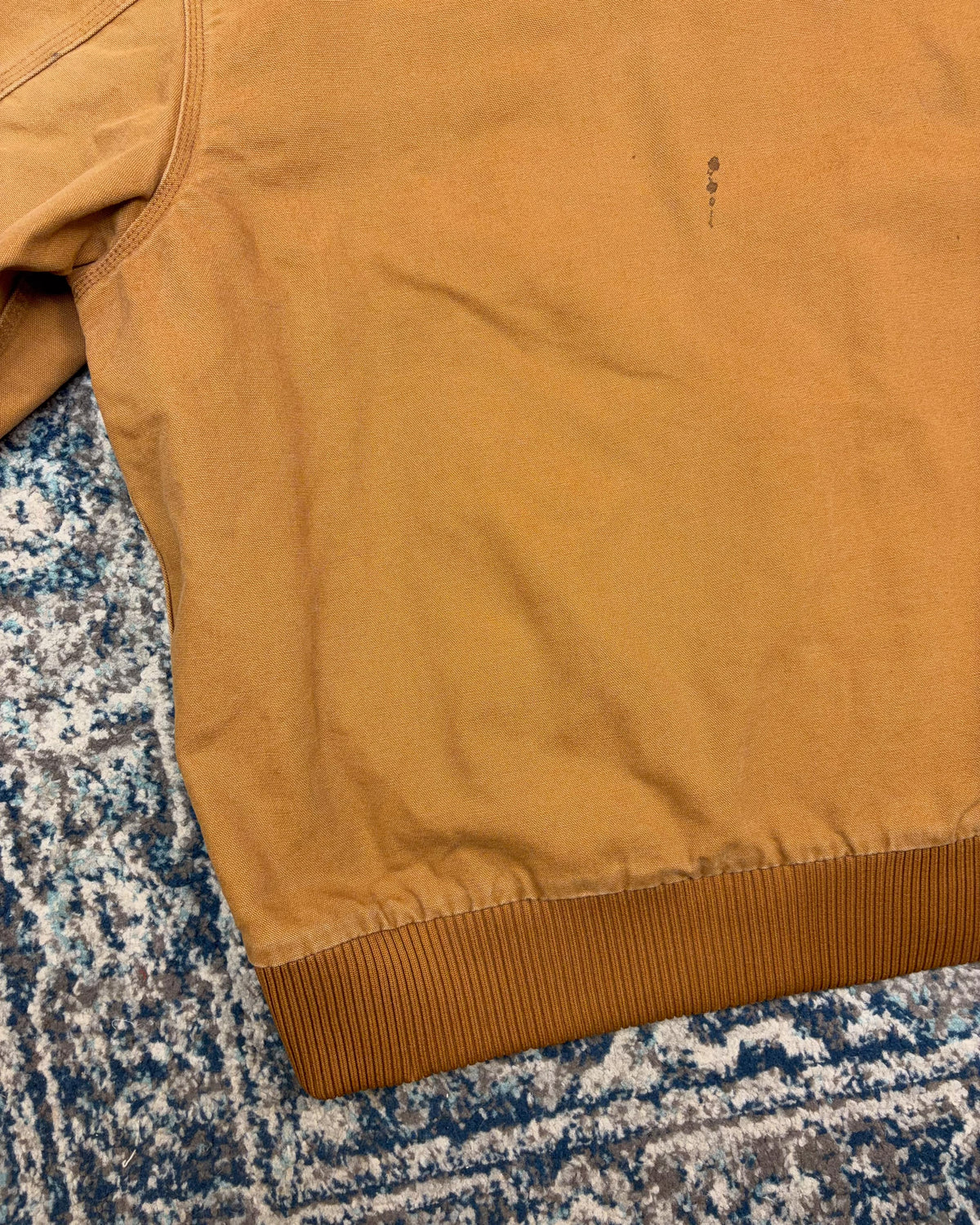 Vintage Carhartt Quilted Lined Canvas Workwear Active Bomber Jacket Size 2XL