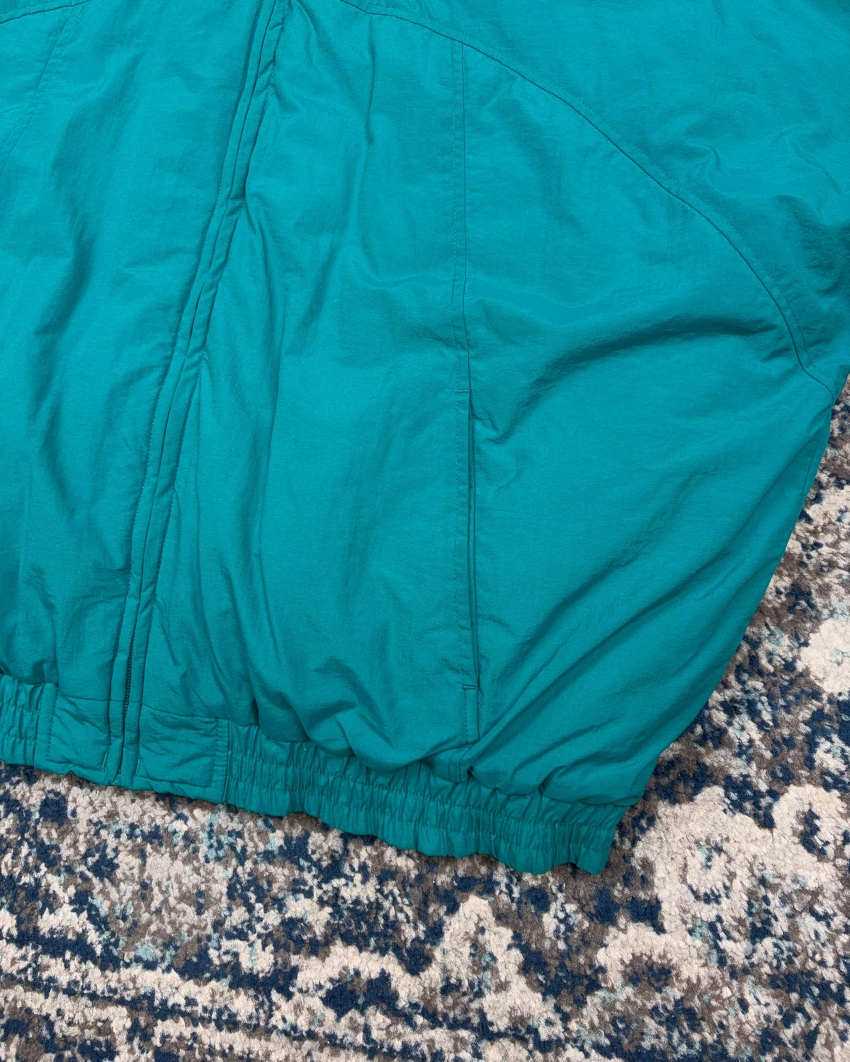 Vintage 90s Miami Dolphins NFL Embroidered Logo Athletic Bomber Jacket Size Large