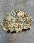 Vintage Cabelas Outdoor Gear Advantage Camo Lightweight Bomber Jacket Size 2XL