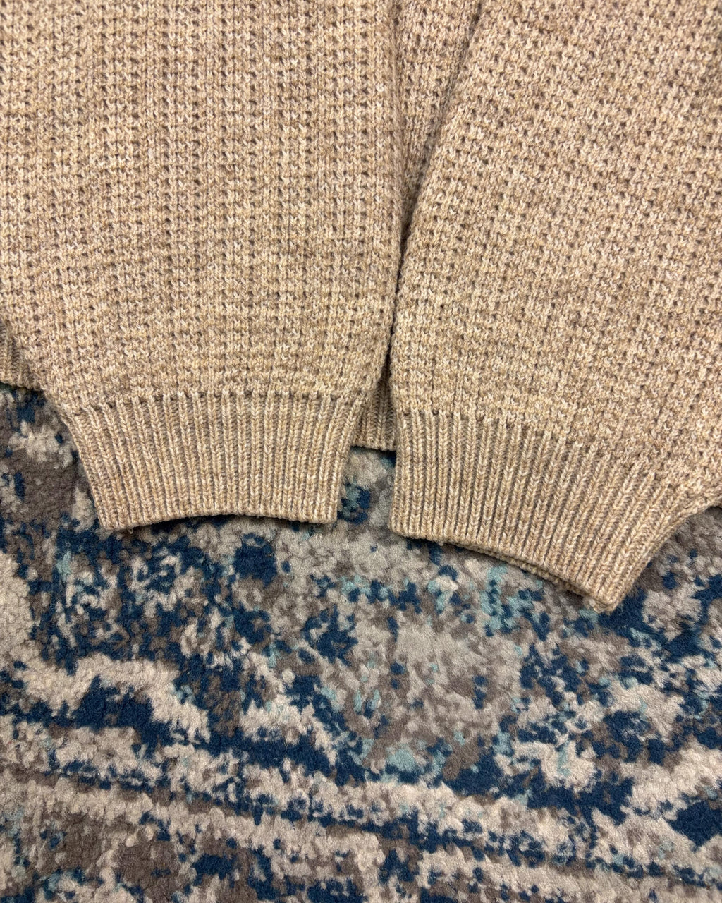 Vintage TT & Company Beige Pullover Knit Sweater Size Large