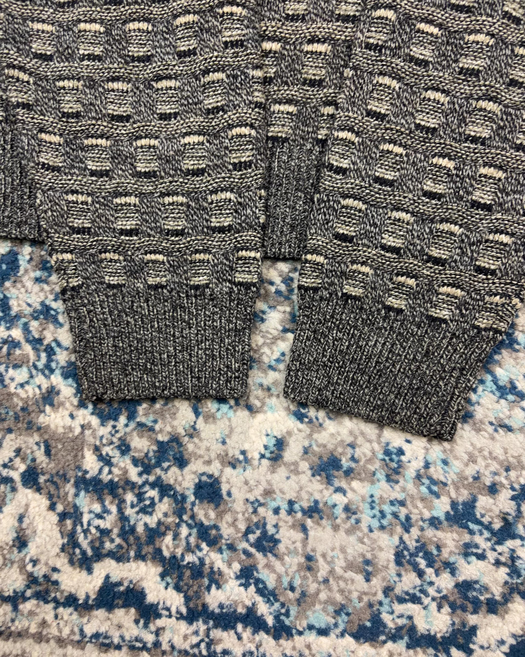 Vintage Towncraft Textured Pattern Pullover Knit Sweater Size Small