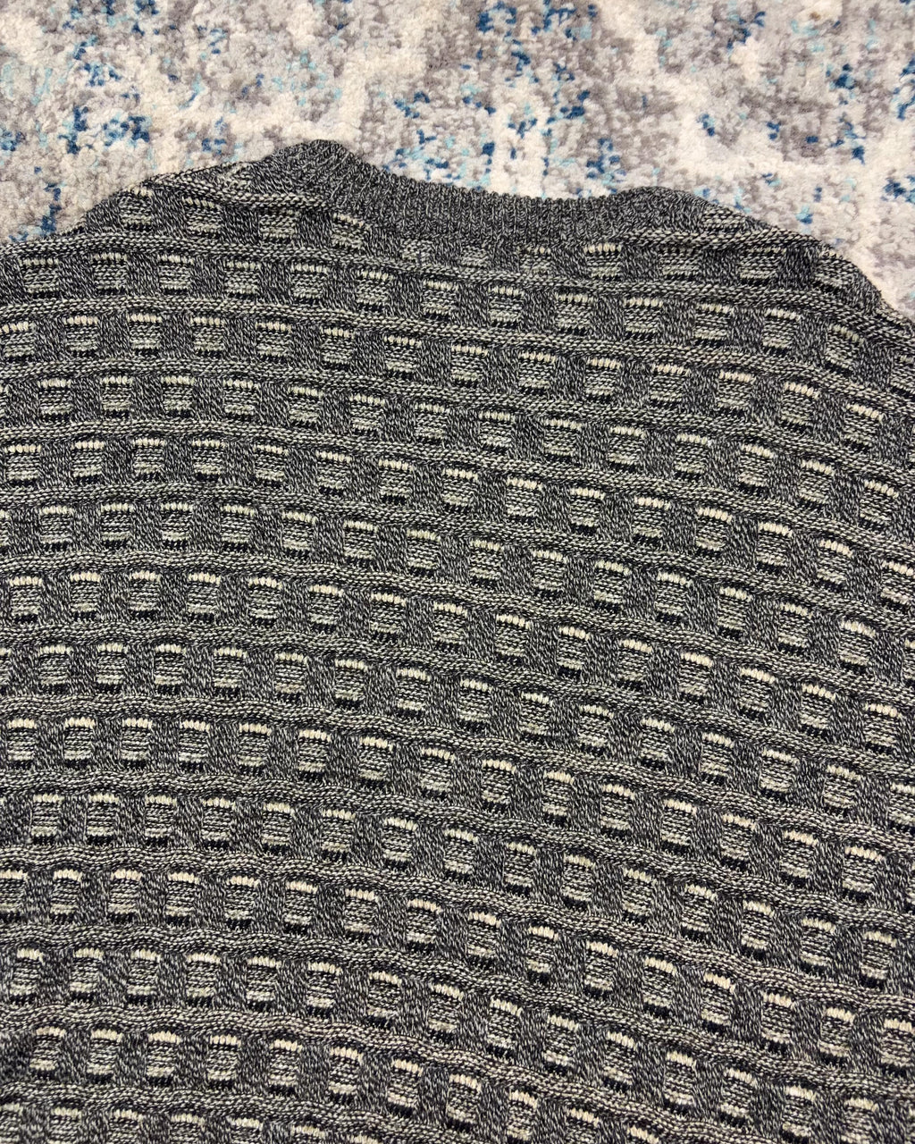 Vintage Towncraft Textured Pattern Pullover Knit Sweater Size Small