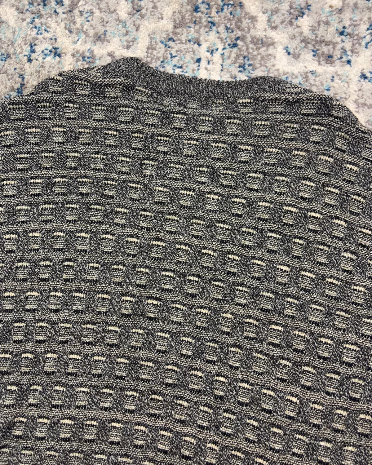 Vintage Towncraft Textured Pattern Pullover Knit Sweater Size Small