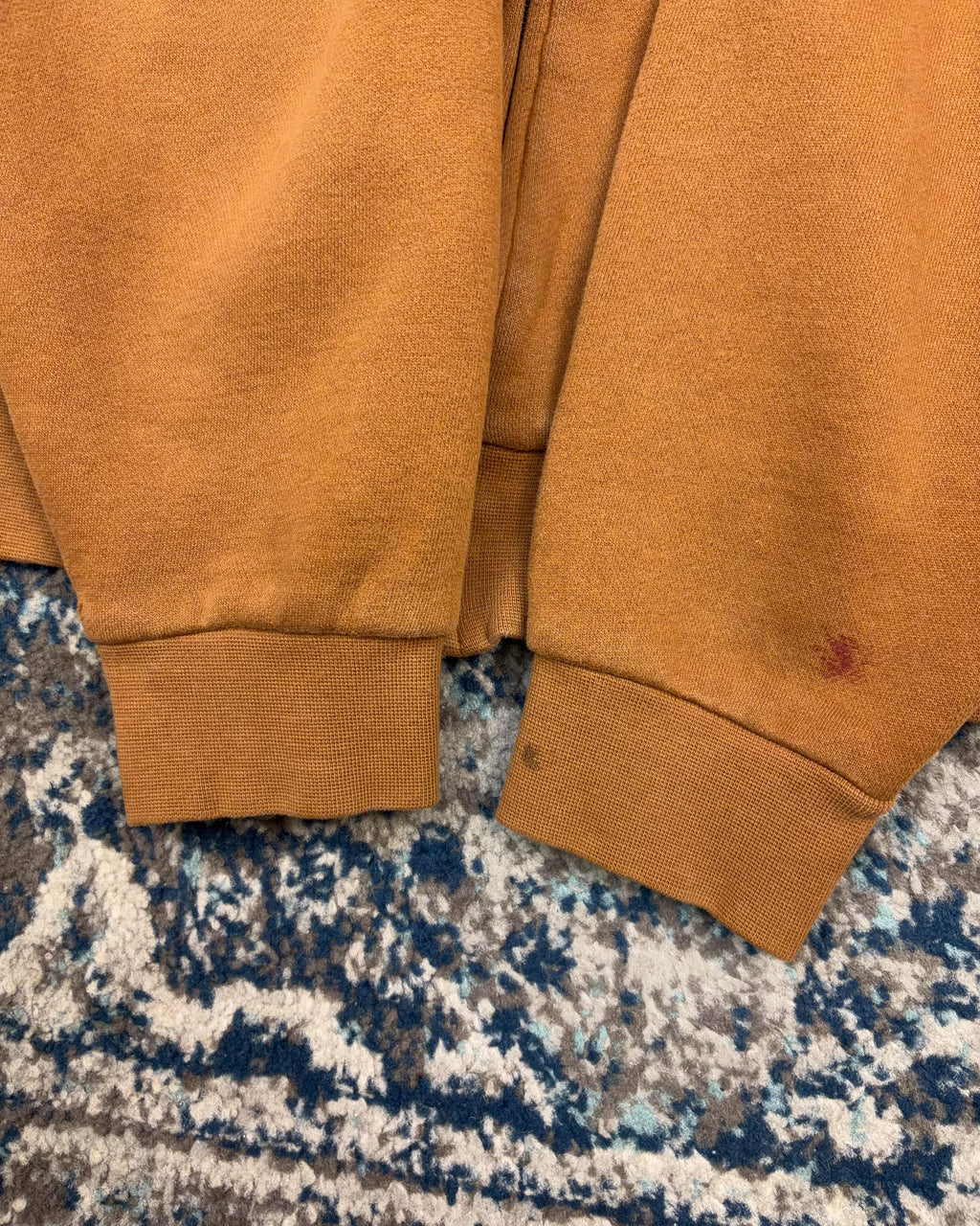 Vintage St. Johns Bay Full Zip Brown Hooded Sweatshirt Size Large