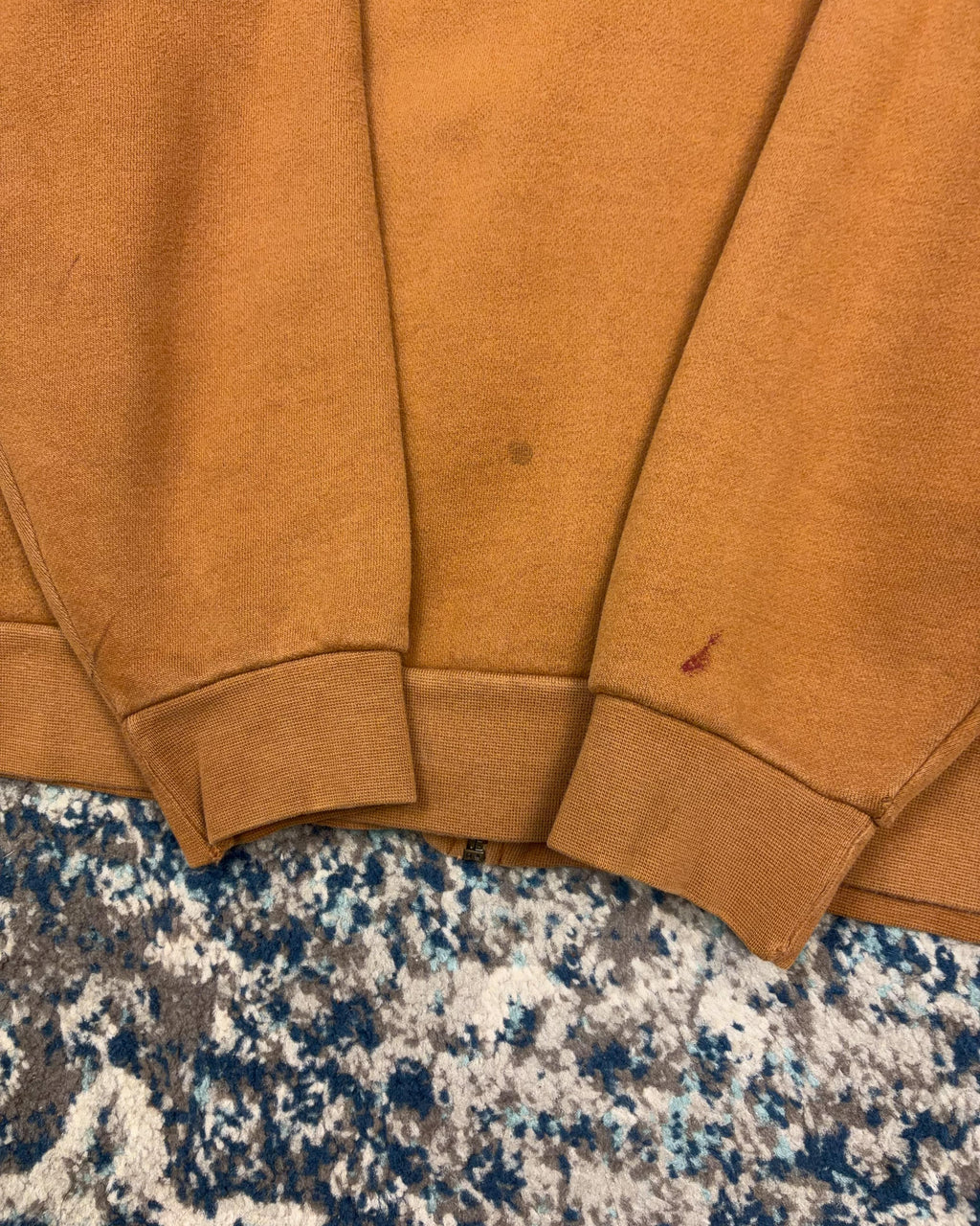 Vintage St. Johns Bay Full Zip Brown Hooded Sweatshirt Size Large