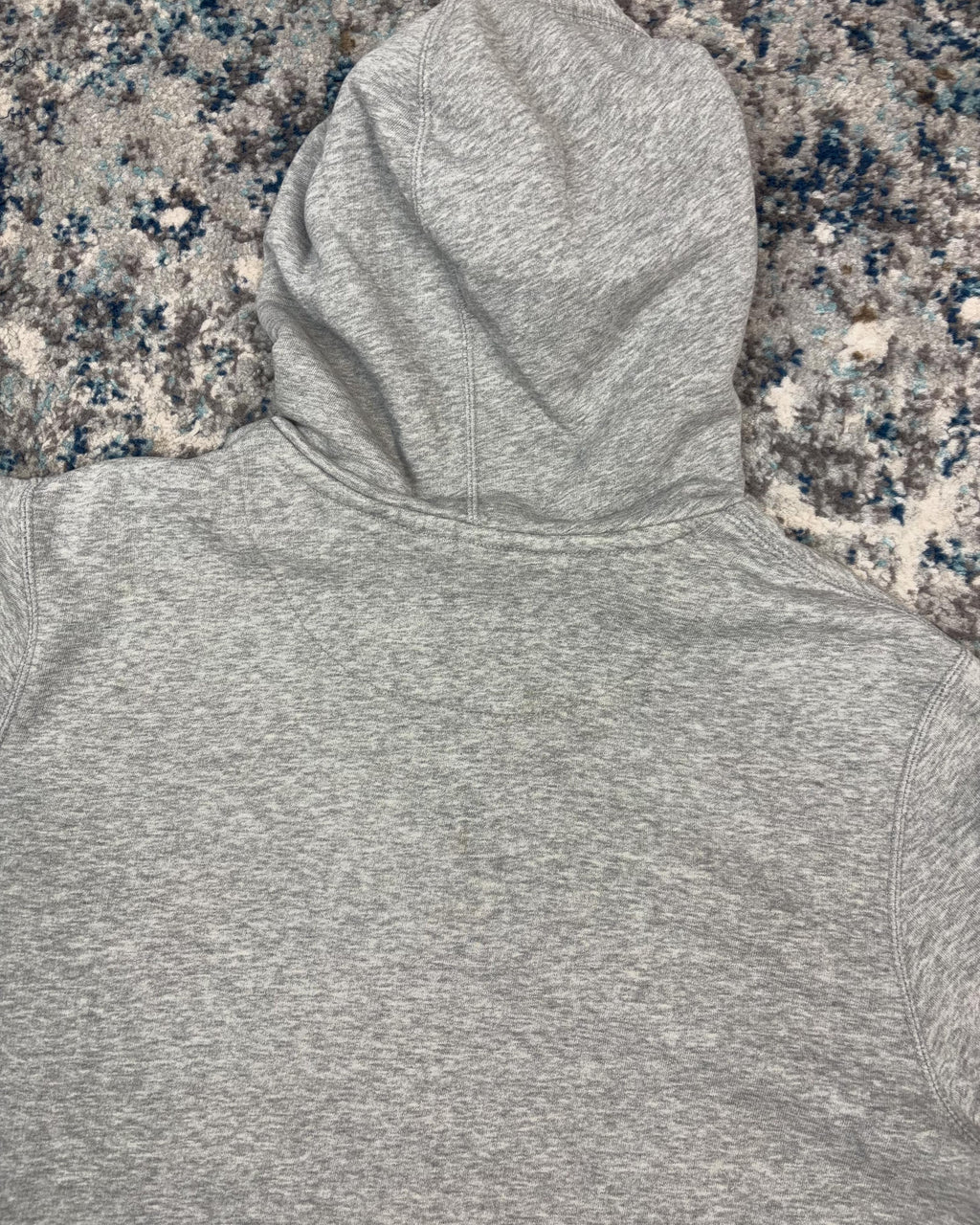Nike Embroidered Big Swoosh Pullover Hooded Sweatshirt Size Large