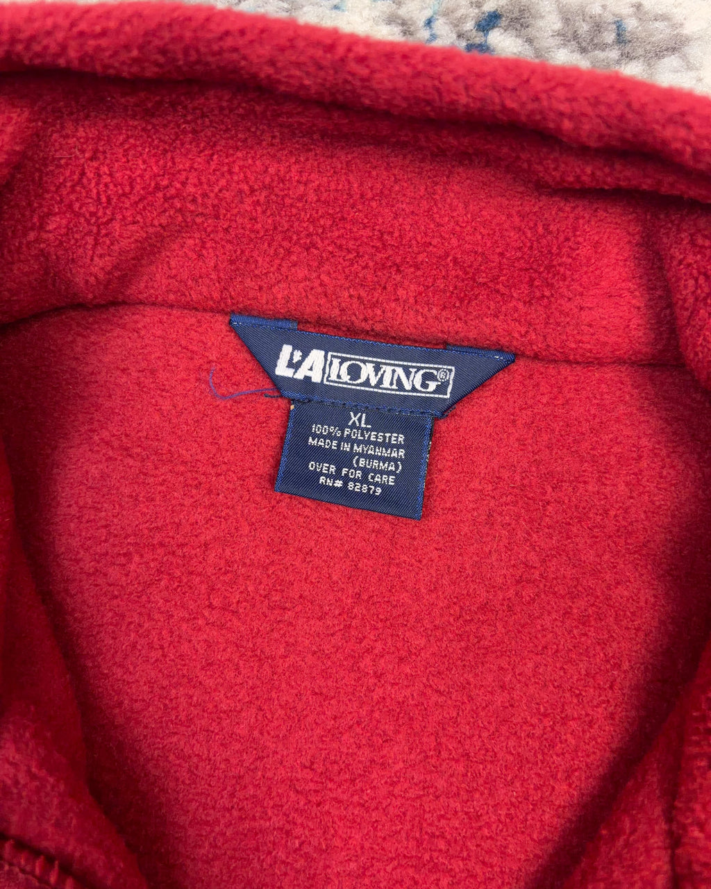 Vintage Mars Racing Embroidered Logo 1/2 Zip Fleece Sweatshirt Size XL