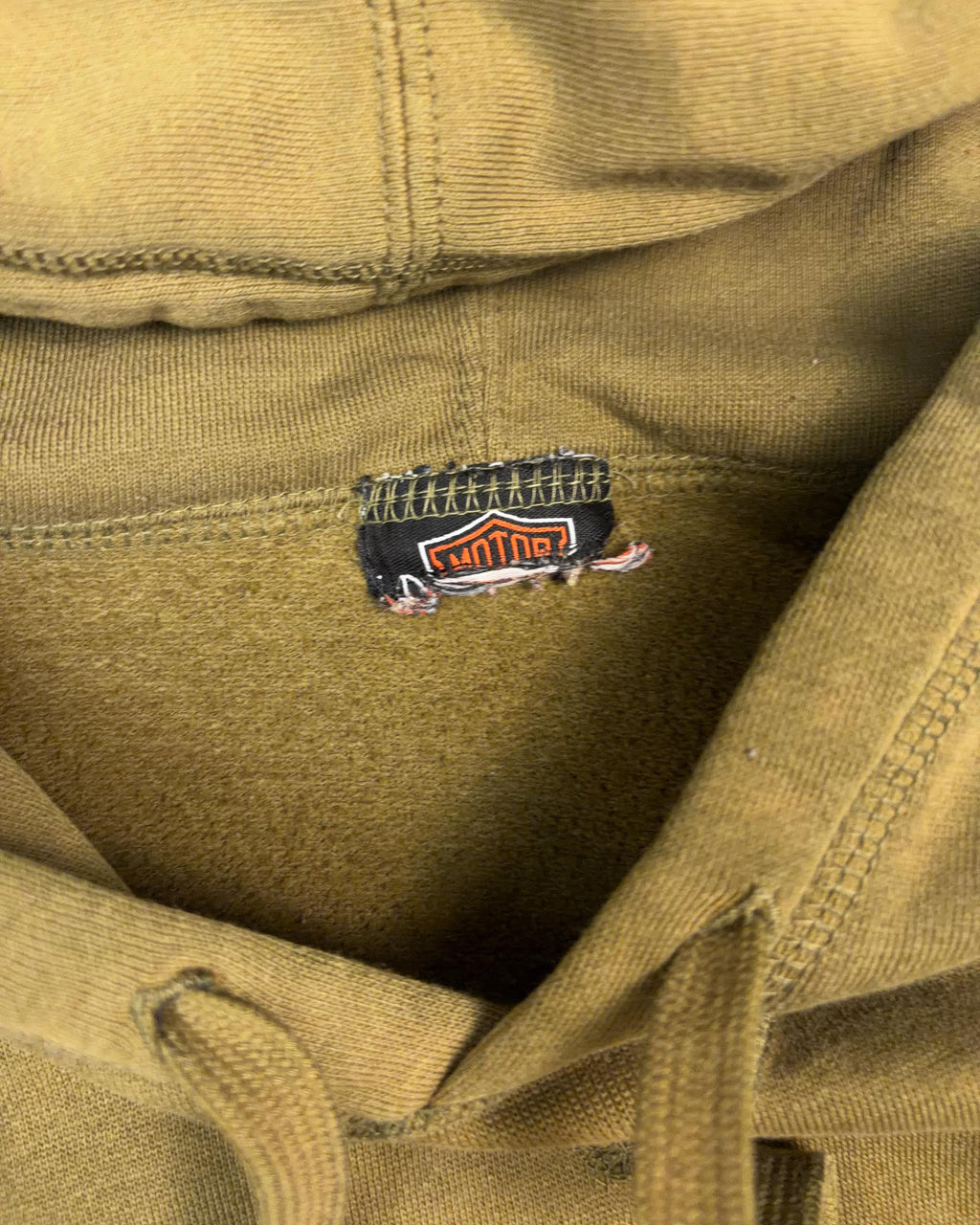 Vintage Harley Davidson Classic Logo Embroidered Arc Thrashed Sweatshirt Size 2XL