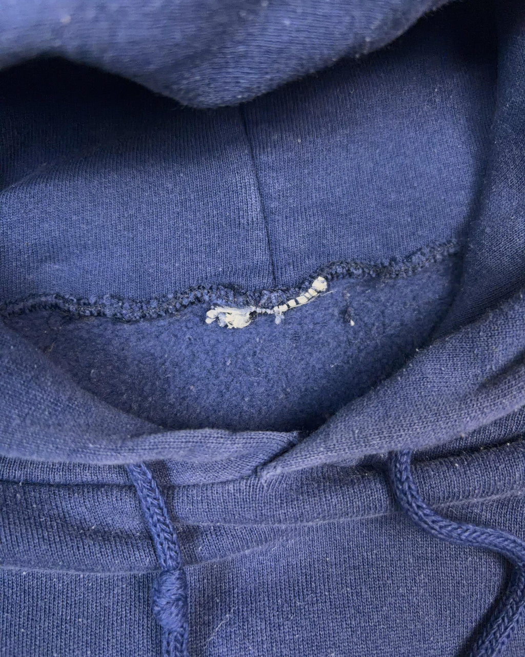 Vintage 90s Nike Embroidered Mini Swoosh Hooded Sweatshirt Size Large