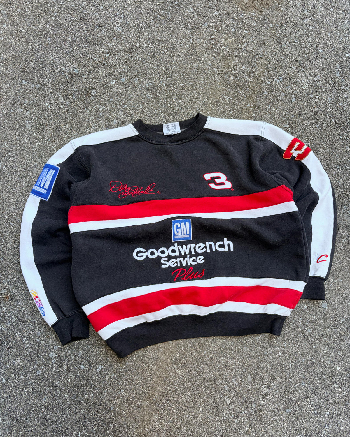 Vintage Dale Earnhardt #3 Nascar Goodwrench Racing Embroidered Sweatshirt Size Medium