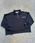 Vintage 90s Reebok Classic Embroidered Logo 1/4 Zip Crewneck Sweatshirt Size Large