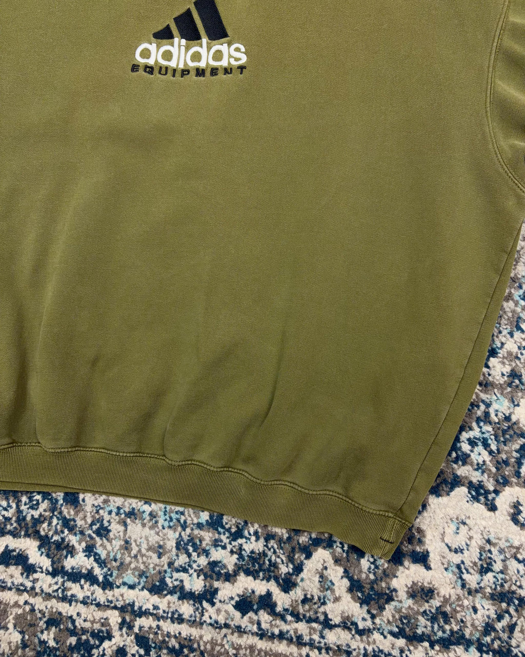 Vintage 90s Adidas Equipment Embroidered Spellout Logo Crewneck Sweatshirt Size XL