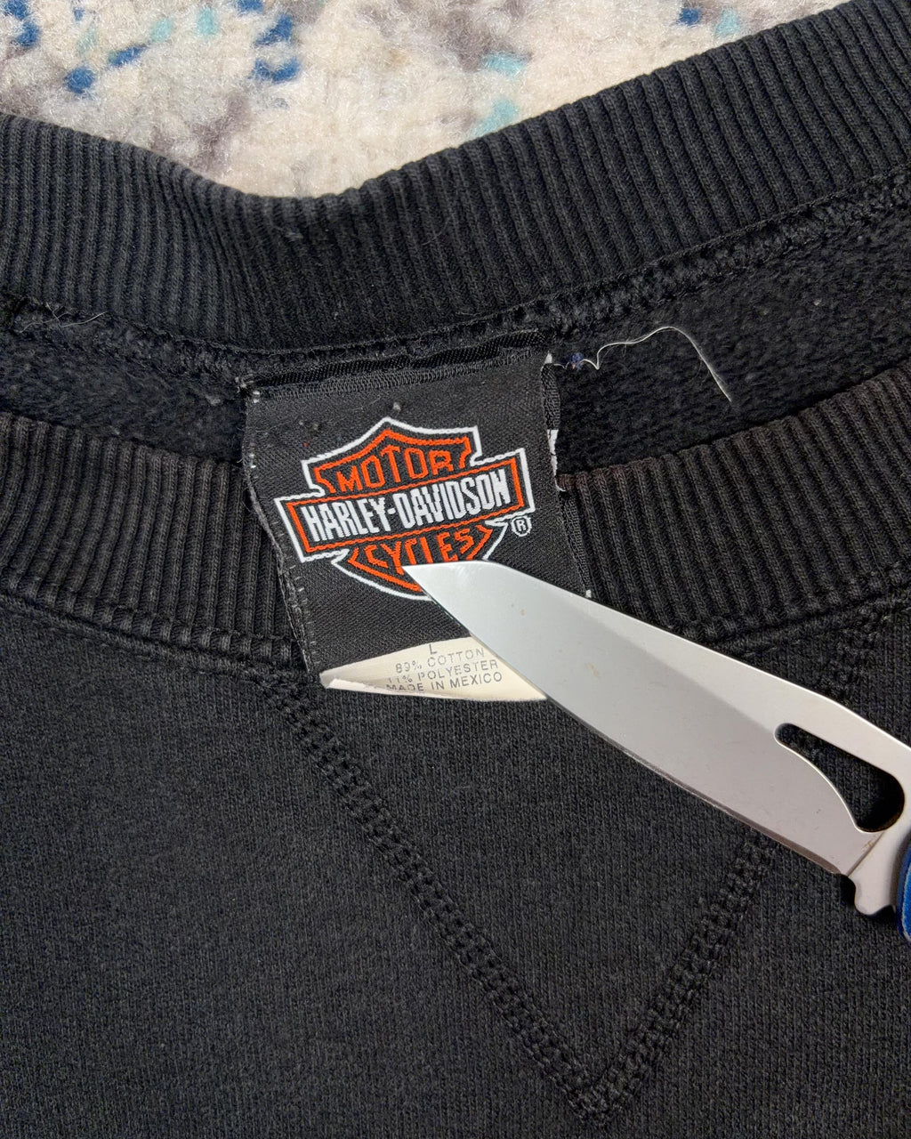 Vintage 1999 Harley Davidson Classic Logo Hawaii Maui Crewneck Sweatshirt Size Large