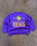 Vintage 1992 Minnesota Vikings NFL Graphic Spellout Crewneck Sweatshirt Size XL