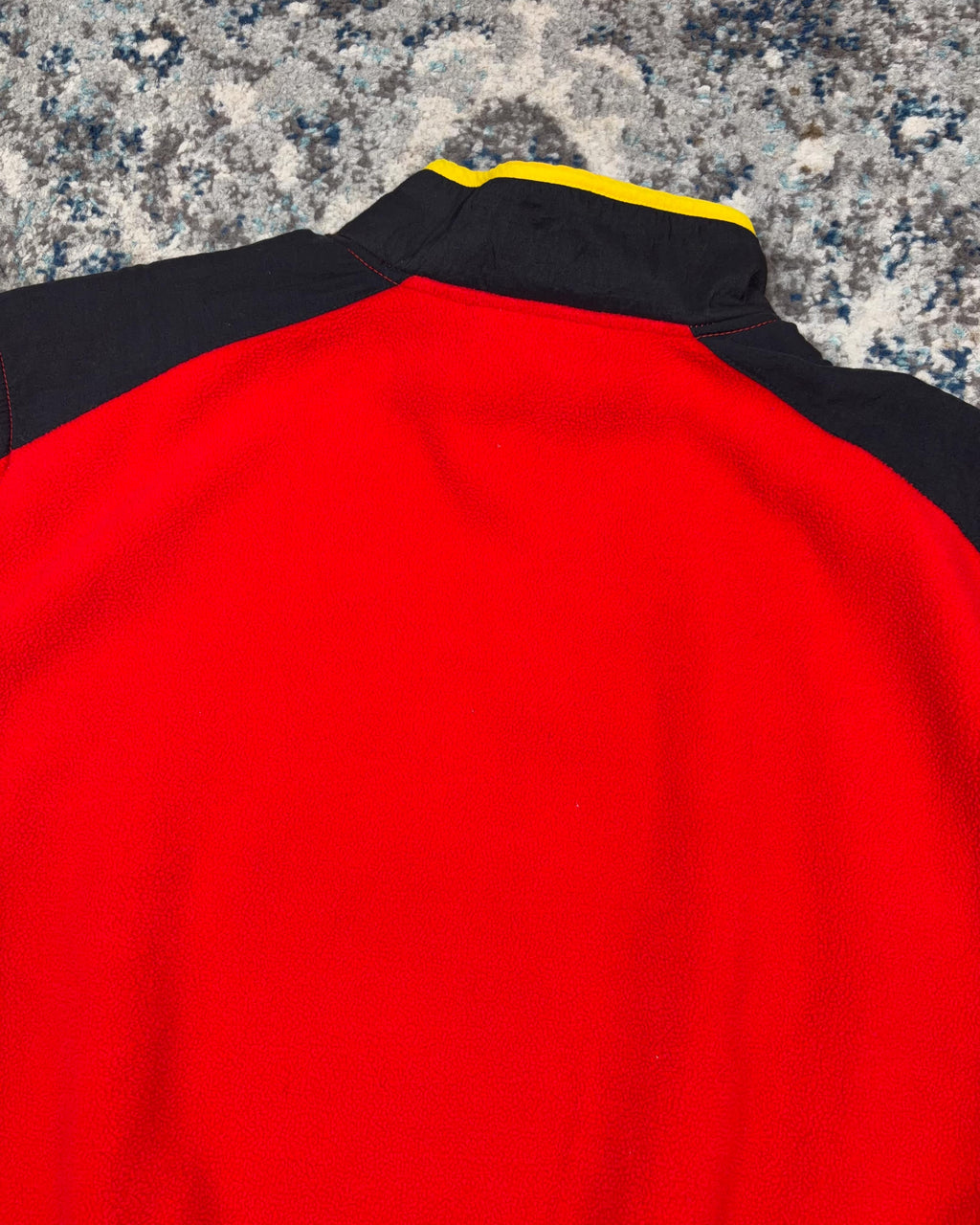Vintage 90s Marlboro Adventure Team Fleece Pullover 1/2 Button Sweatshirt Size XL