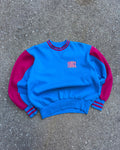 Vintage 90s Nike Force Embroidered Spellout Two Tone Crewneck Sweatshirt Size Medium