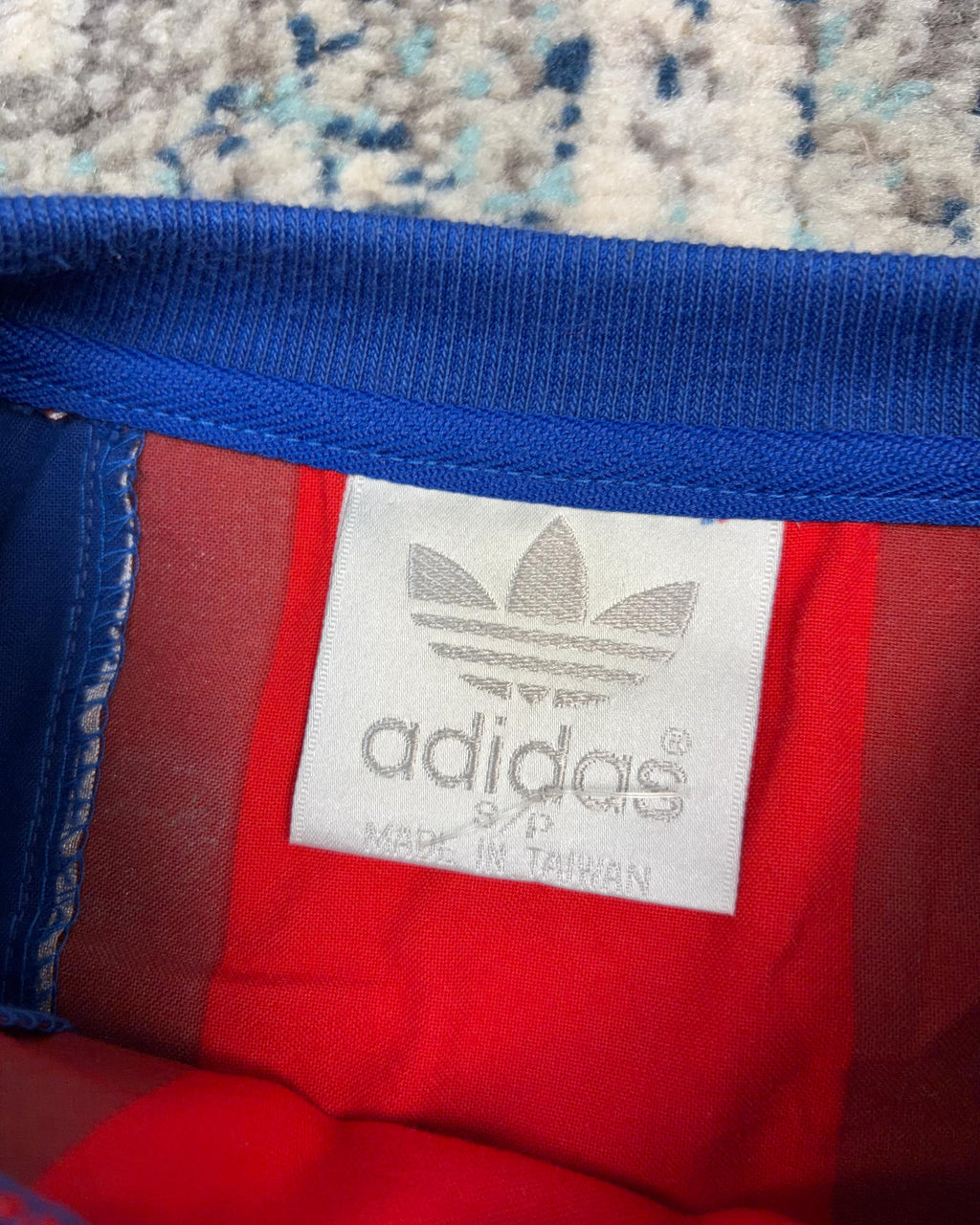 Vintage 80s Adidas Stockholm Olympic Games Union Jack Crewneck Sweatshirt Size Small