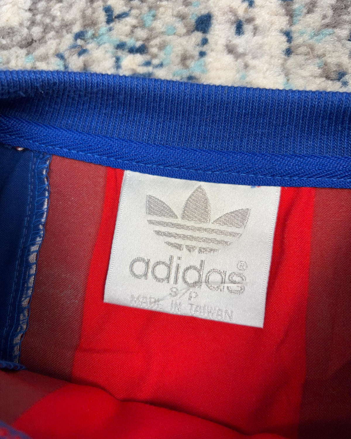 Vintage 80s Adidas Stockholm Olympic Games Union Jack Crewneck Sweatshirt Size Small
