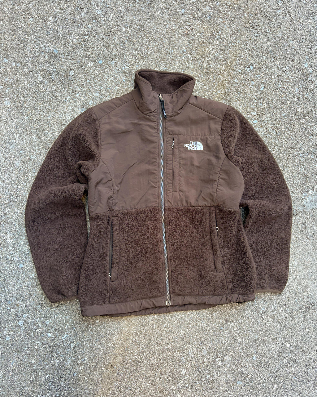 Vintage Womens The North Face TNF Full Zip Denali Fleece Sweatshirt Size Small