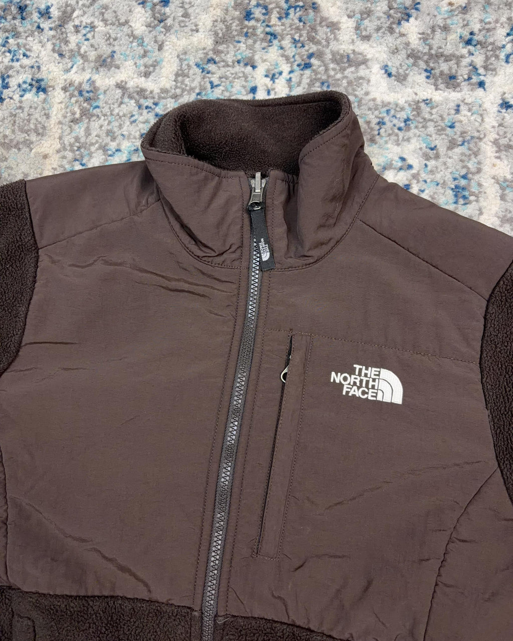 Vintage Womens The North Face TNF Full Zip Denali Fleece Sweatshirt Size Small