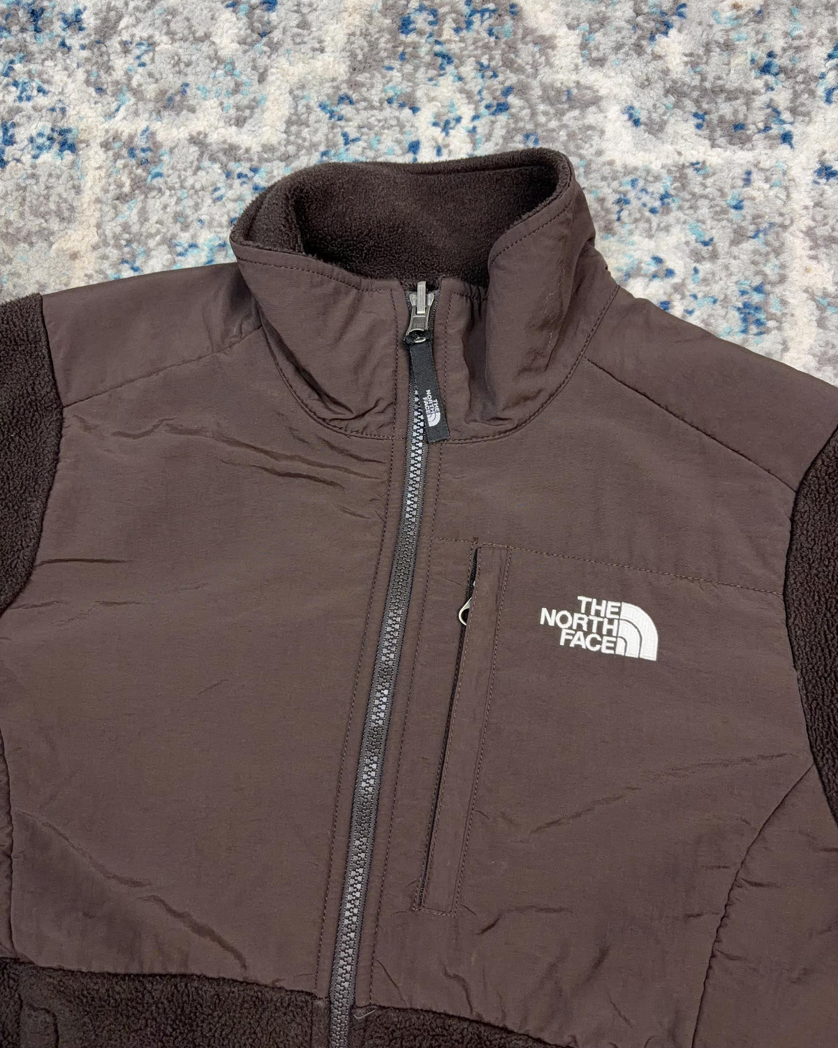 Vintage Womens The North Face TNF Full Zip Denali Fleece Sweatshirt Size Small