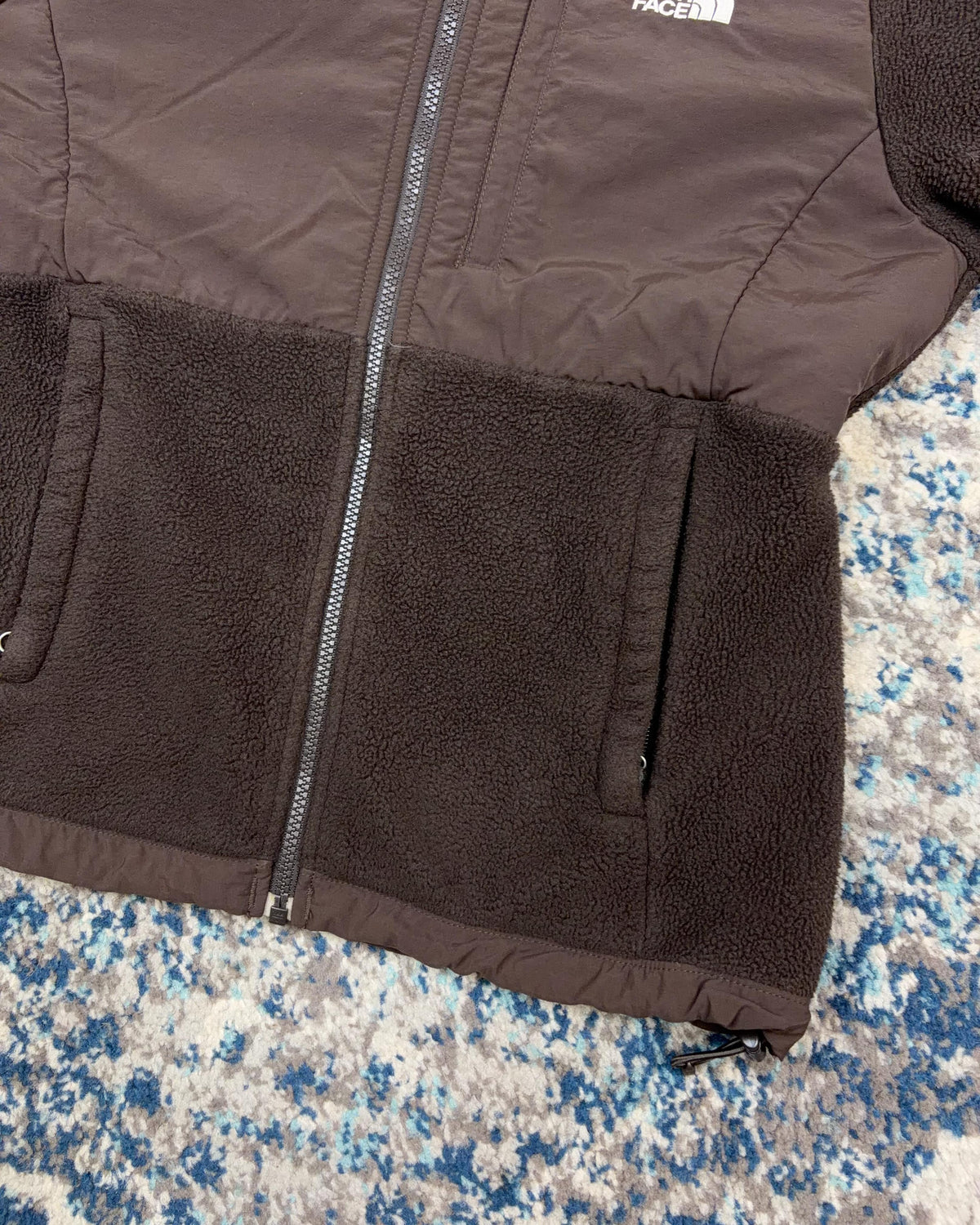 Vintage Womens The North Face TNF Full Zip Denali Fleece Sweatshirt Size Small