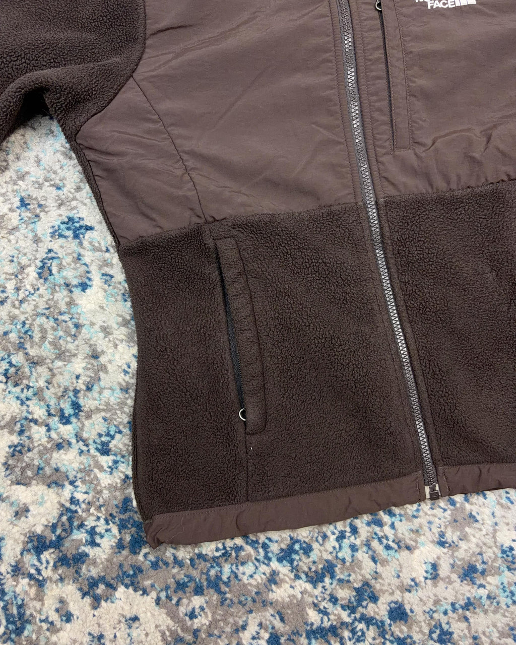 Vintage Womens The North Face TNF Full Zip Denali Fleece Sweatshirt Size Small