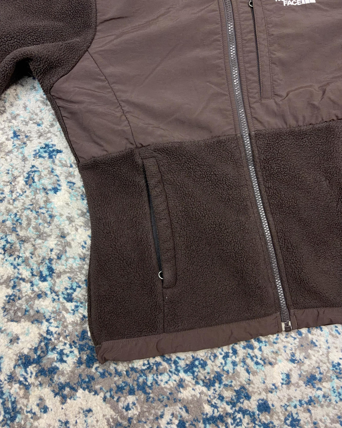 Vintage Womens The North Face TNF Full Zip Denali Fleece Sweatshirt Size Small
