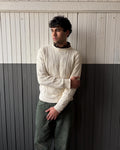 Vintage 80s/90s Fall River Knitting Mills Textured Pattern Pullover Knit Sweater Size Large