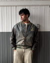 Vintage 80s/90s Roots Sporting Goods Built Ford Tough Leather Varsity Jacket Size XL