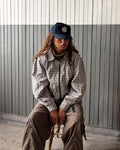Vintage 80s Reversible Harrington Style Full Zip Jacket Size Large