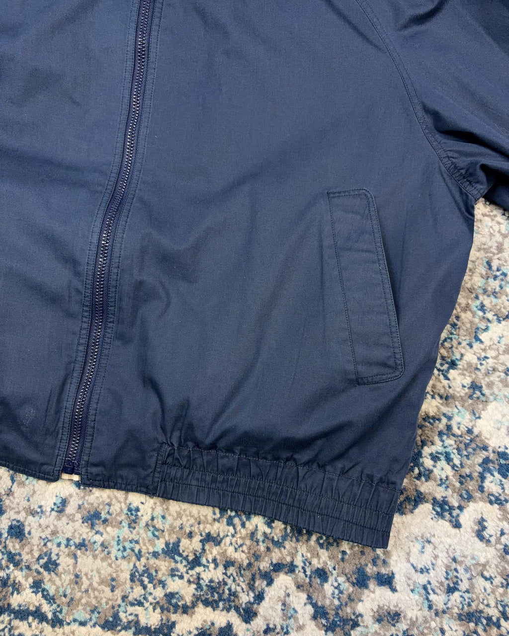 Vintage 80s Reversible Harrington Style Full Zip Jacket Size Large