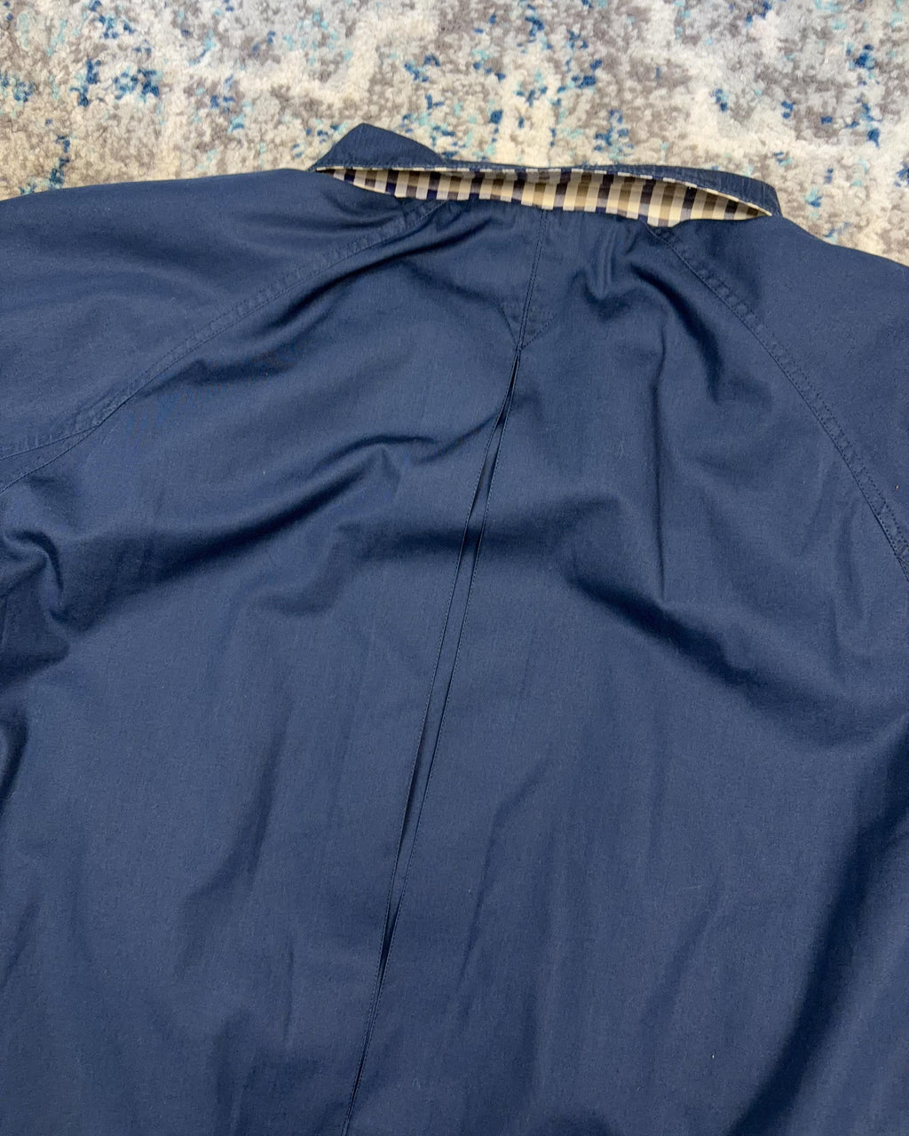 Vintage 80s Reversible Harrington Style Full Zip Jacket Size Large