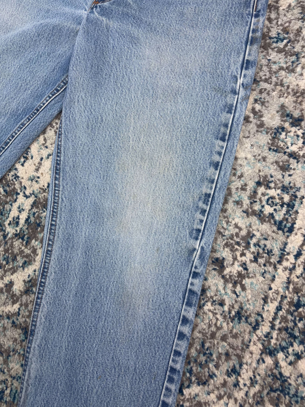 Vintage Carhartt FR Canvas Workwear Medium Wash Denim Pants Size 33