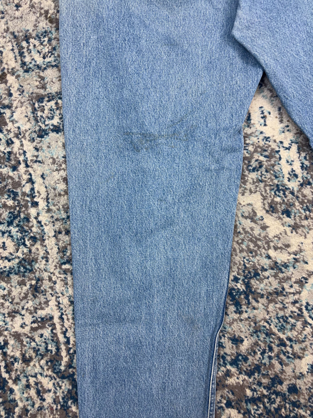 Vintage Carhartt FR Canvas Workwear Medium Wash Denim Pants Size 33
