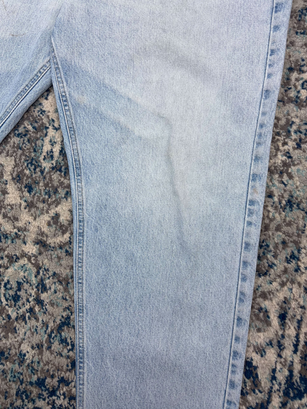 Vintage Carhartt Tapered Fit Light Wash Denim Workwear Pants Size 40