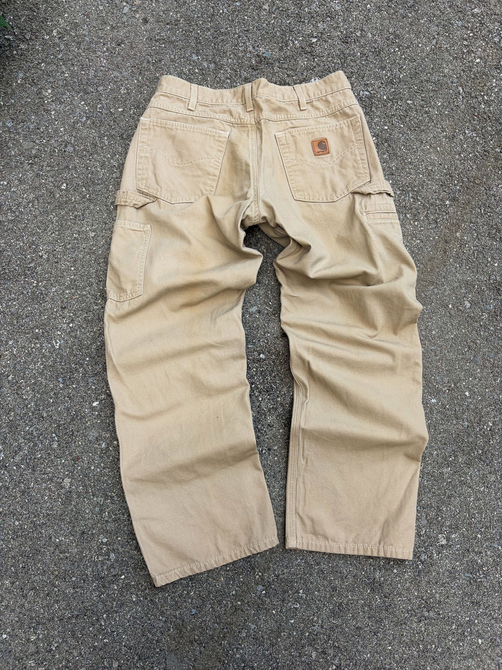 Vintage Carhartt Relaxed Fit Canvas Workwear Lightweight Carpenter Pants Size 31