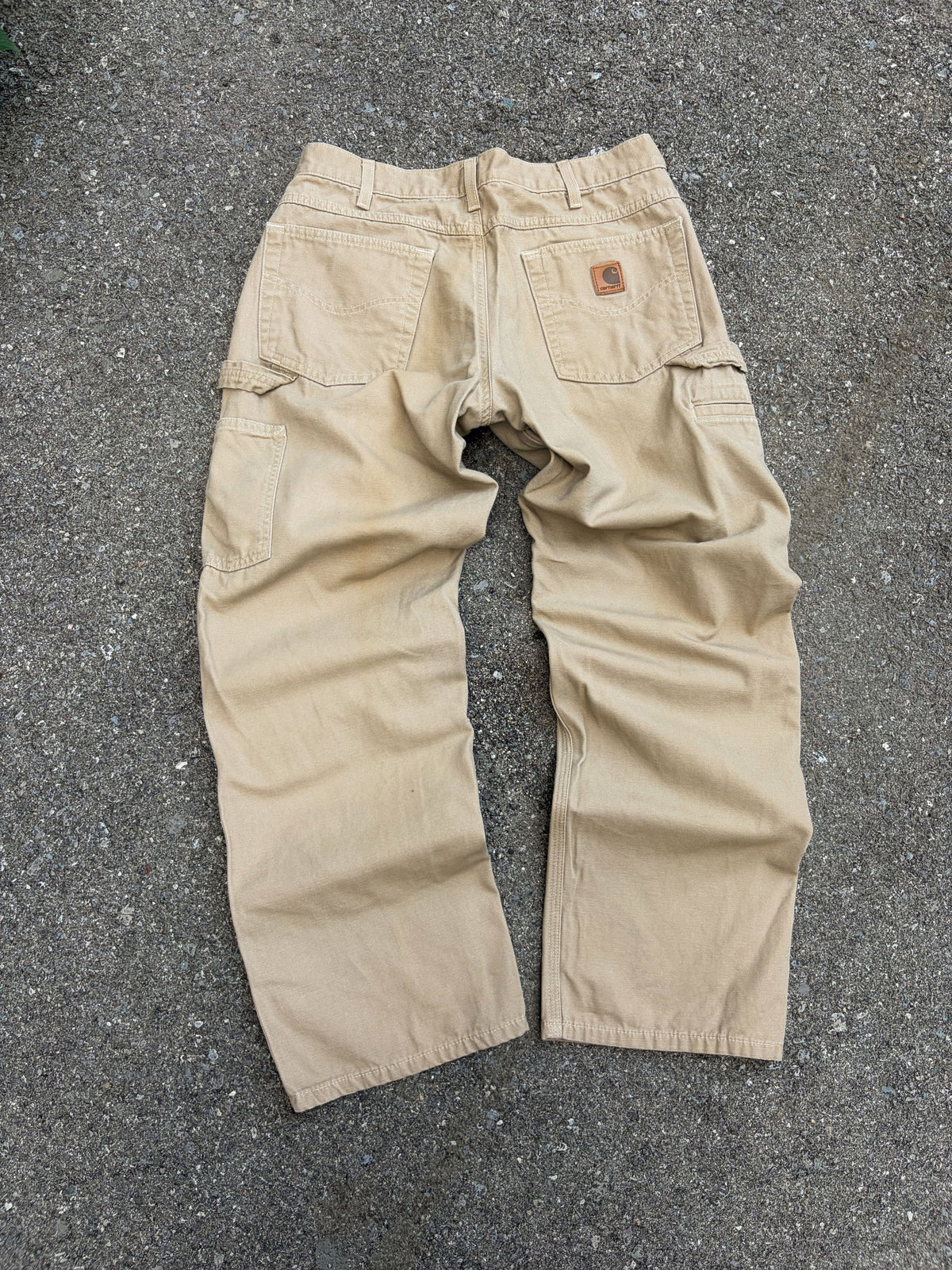 Vintage Carhartt Relaxed Fit Canvas Workwear Lightweight Carpenter Pants Size 31