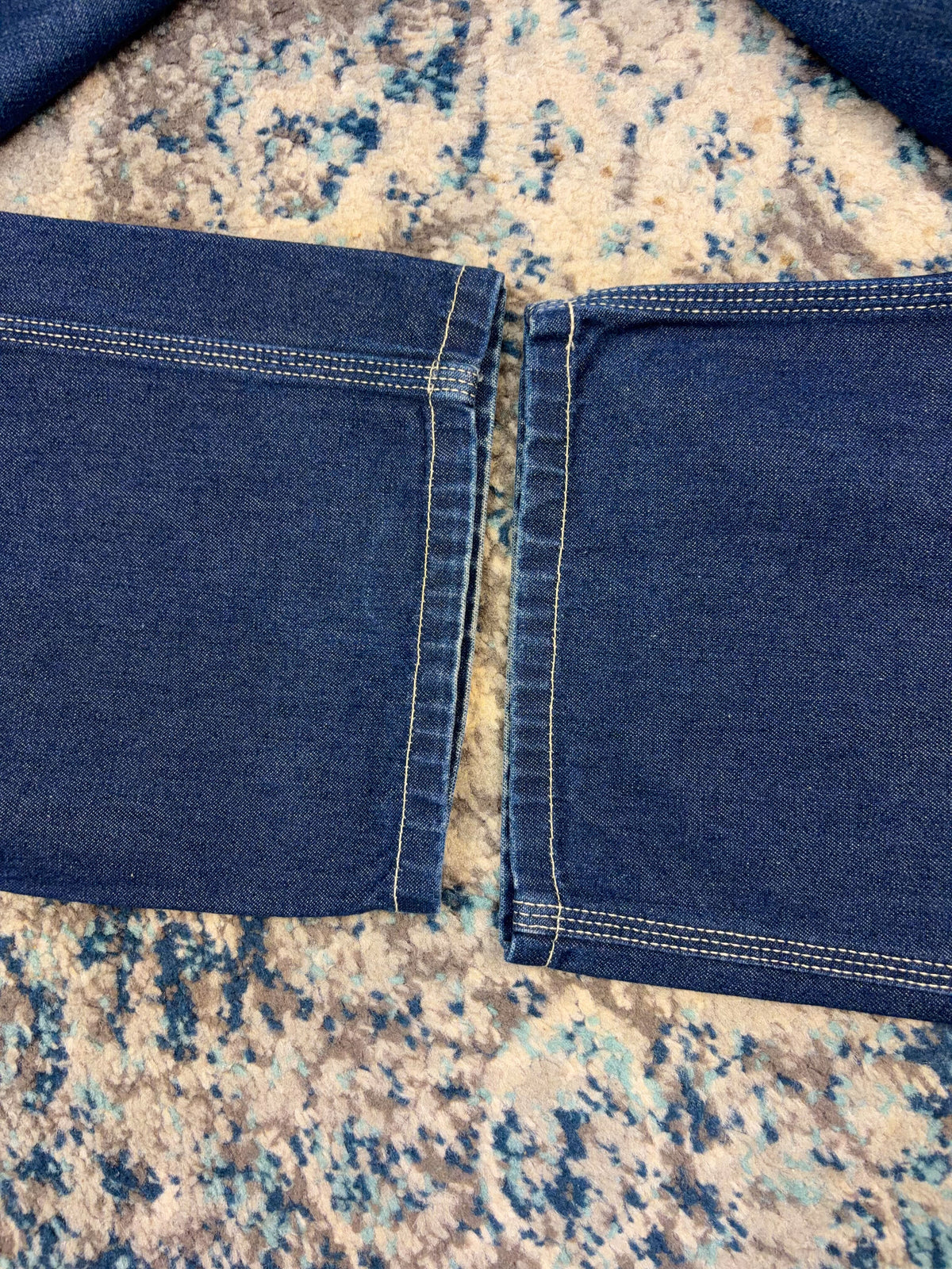 Carhartt WIP Simple Pants Contrast Stitch Dark Wash Denim Workwear Pants Size 32