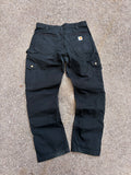 Carhartt Relaxed Fit Canvas Workwear Cargo Pants Size 34