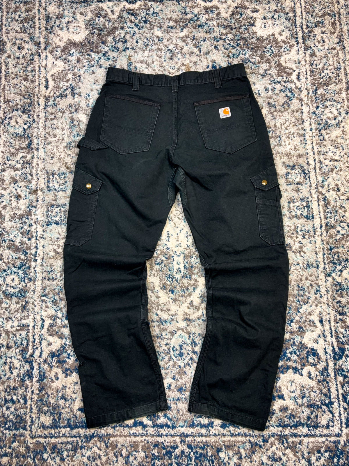 Carhartt Relaxed Fit Canvas Workwear Cargo Pants Size 34