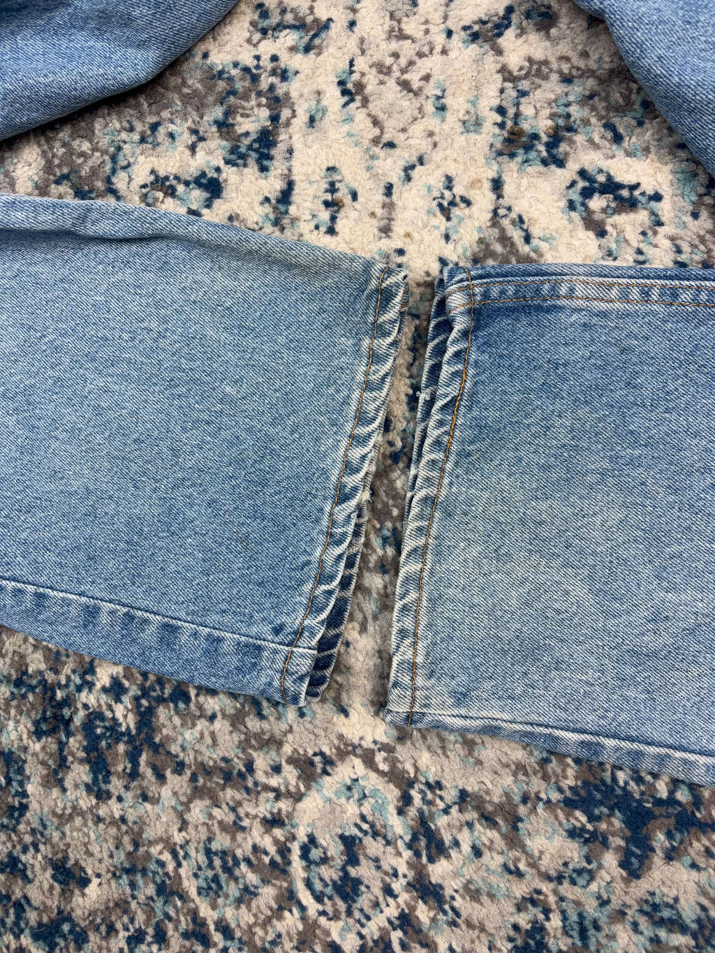Vintage 90s Levis 505 Orange Tab Regular Fit Light Wash Denim Pants Size 40