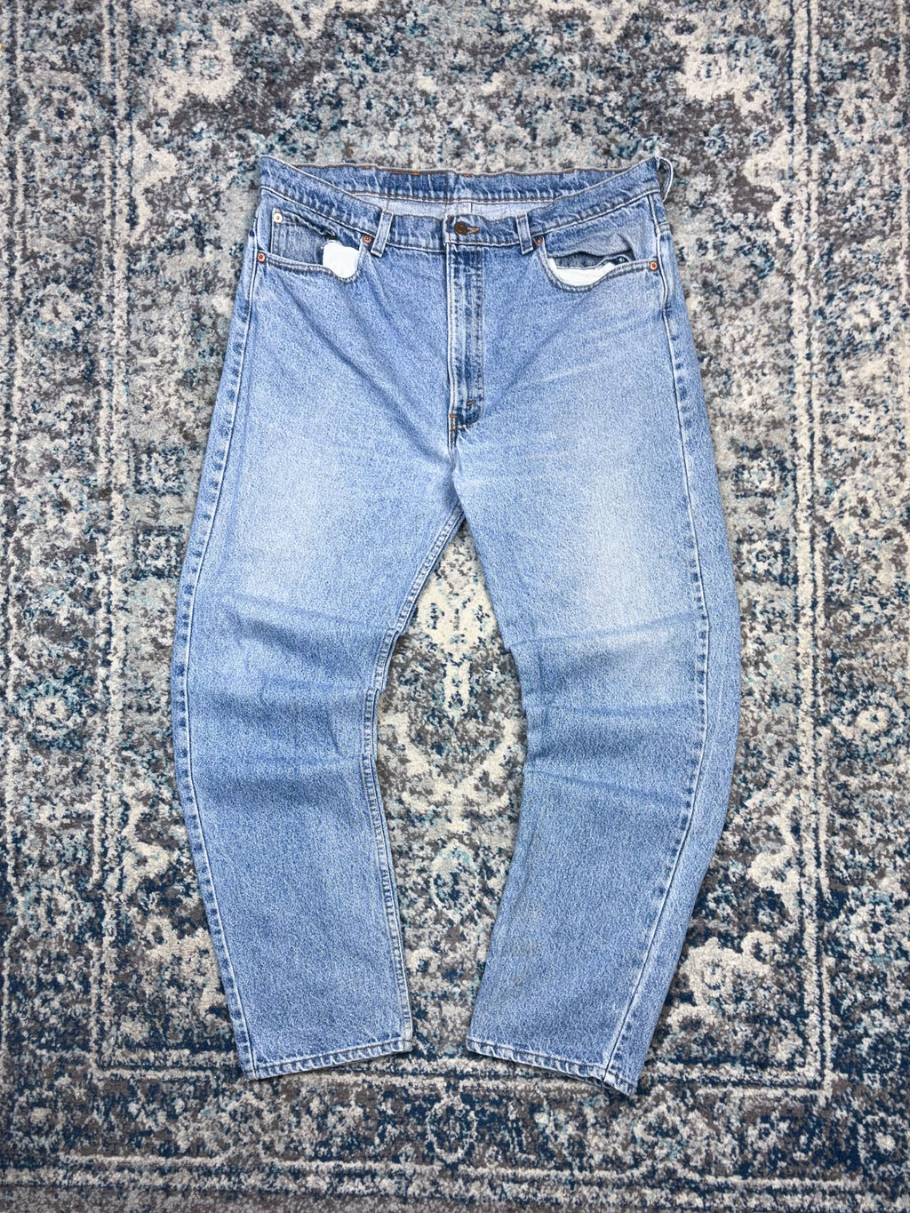 Vintage Levis XX 505 Red Tab Medium Wash Denim Pants Size 37