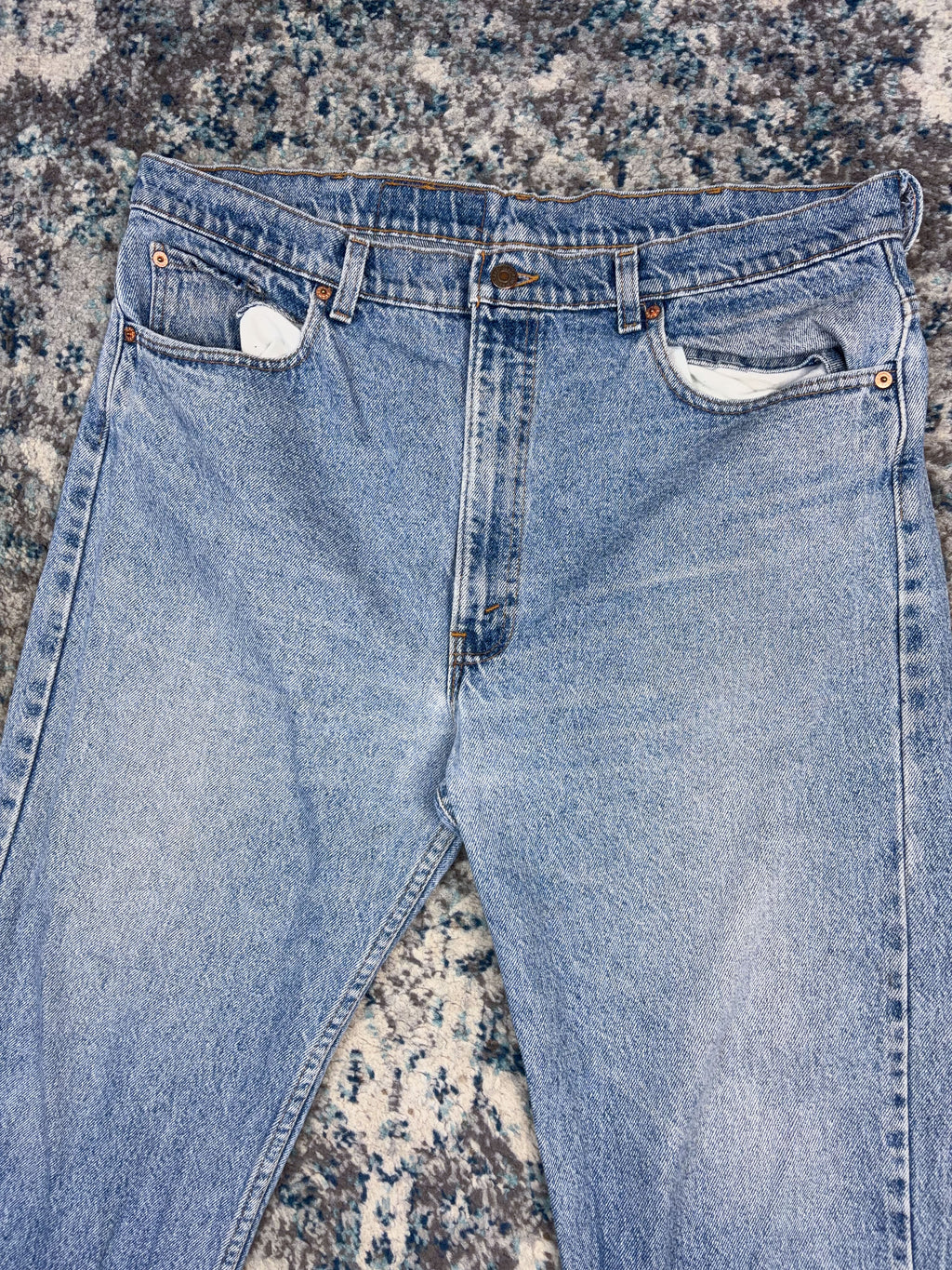 Vintage Levis XX 505 Red Tab Medium Wash Denim Pants Size 37