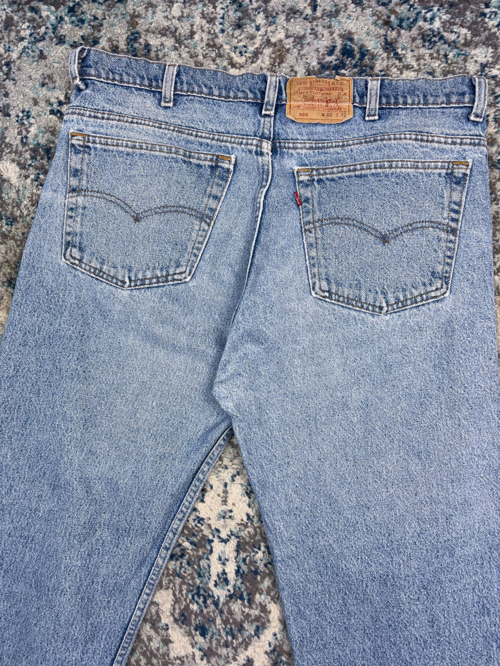 Vintage Levis XX 505 Red Tab Medium Wash Denim Pants Size 37